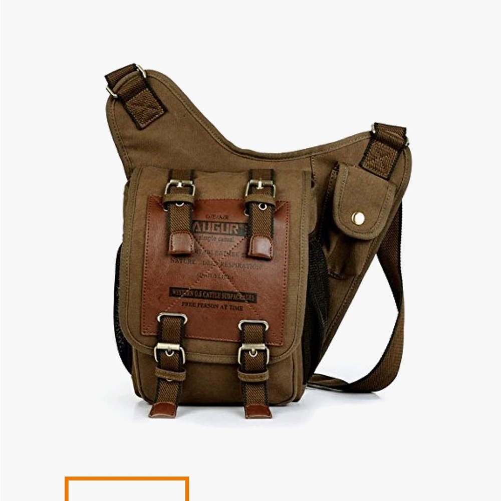 Vintage Augur messenger bag NWT - Picture 3 of 6
